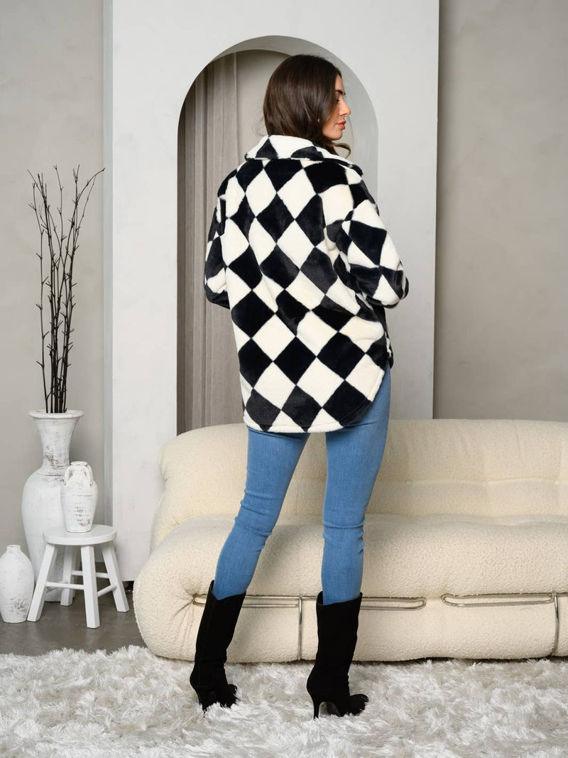 HF22H624-WHITE BLACK: L