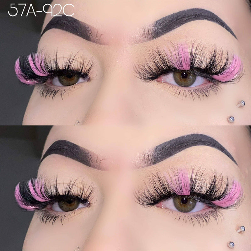 25 MM Color Lashes: Barbie