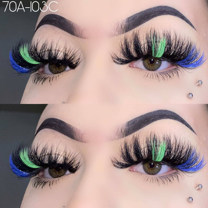 25 MM Color Lashes: Barbie