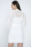 Lace Shirt Mini Dress