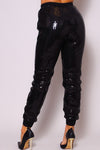 GLAMOROUS HOLIDAY SEQUINS JOGGER PANTS