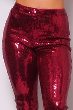 GLAMOROUS HOLIDAY SEQUINS PANTS