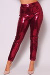 GLAMOROUS HOLIDAY SEQUINS PANTS