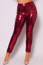 GLAMOROUS HOLIDAY SEQUINS PANTS