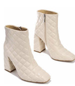QUILTED HEEL BOOTIES