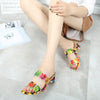 Women Fashion Multicolor High-Heeled Slippers