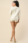 JACQUARD SHORT PANTS SET