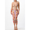 BS4182-SET_Bustier Top & Skirt set-M