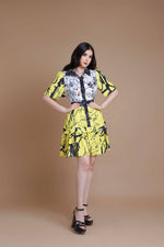 Half Sleeve Mini Dress