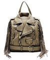 Motorcycle Jacket Fringe Backpack LY