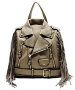 Motorcycle Jacket Fringe Backpack LY