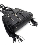 Motorcycle Jacket Fringe Backpack LY