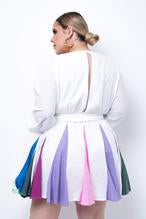 Plus Size Destiny Mini Dress - White