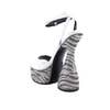 BACKSTAGE ULTRA HIGH PLATFORM DIAMANTE SANDALS