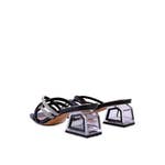 PARISIAN CUT OUT HEEL DIAMANTE SANDALS