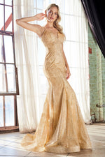 Sweetheart Neckline Spaghetti Strap Prom Dress CDCB049