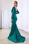 Deep V-Neck Mermaid  Dress CD0168