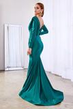 Deep V-Neck Mermaid  Dress CD0168