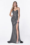 Sweetheart Neck Strapless Prom Dress CDCF331