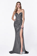 Sweetheart Neck Strapless Prom Dress CDCF331