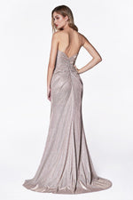 Sweetheart Neck Strapless Prom Dress CDCF331