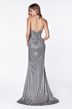 Sweetheart Neck Strapless Prom Dress CDCF331