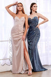 Sweetheart Neck Strapless Prom Dress CDCF331