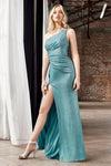One Shoulder Sheath Shape Prom Dress CDCH202