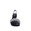 HIGH SOCIAL DIAMANTE BRAIDED TRAP SANDALS