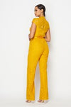 SLEEVELESS LACE JUMPSUIT