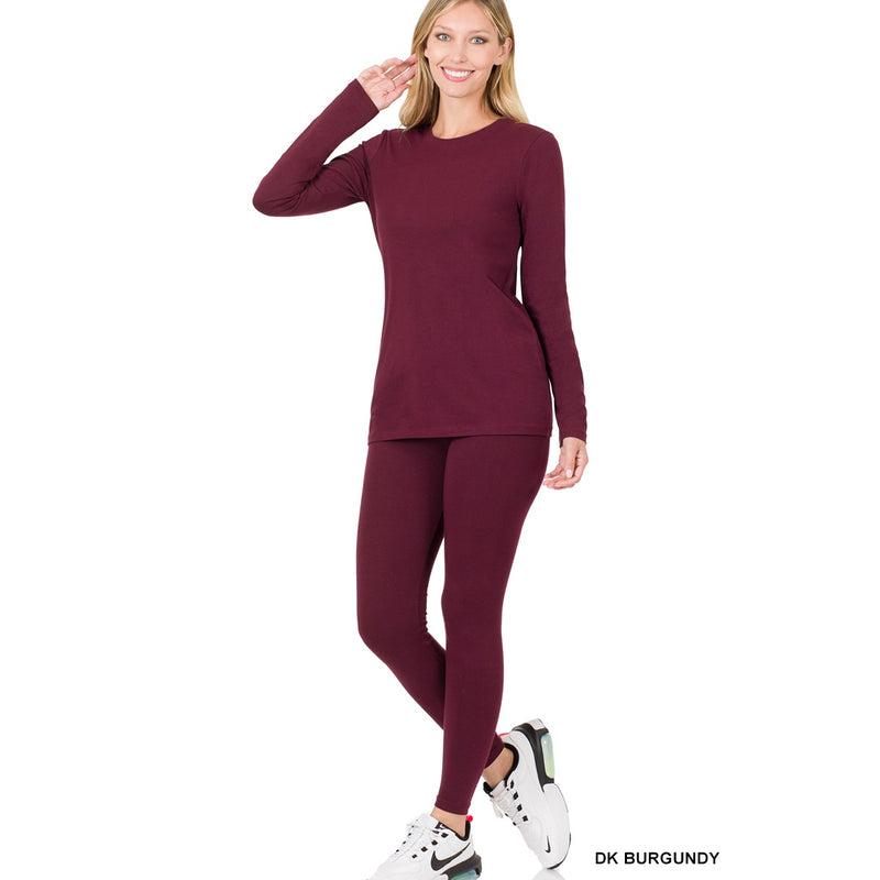 Two Pieces Top and Leggings Sets