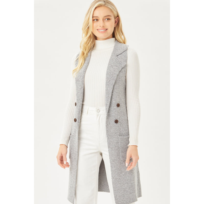 Sweater Cardigan Vest